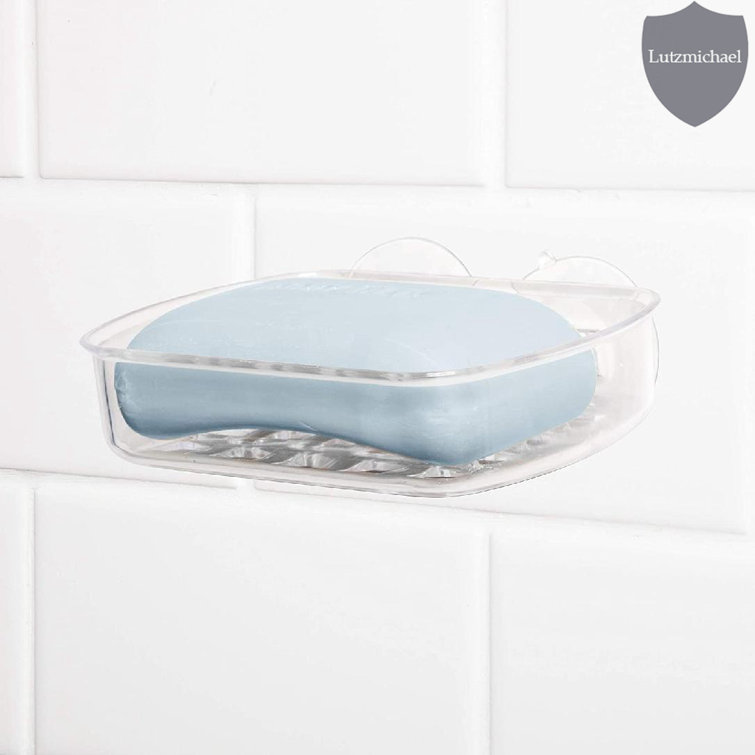 Rebrilliant Plastic Shower Soap Bar Holder, Clear Wayfair Canada